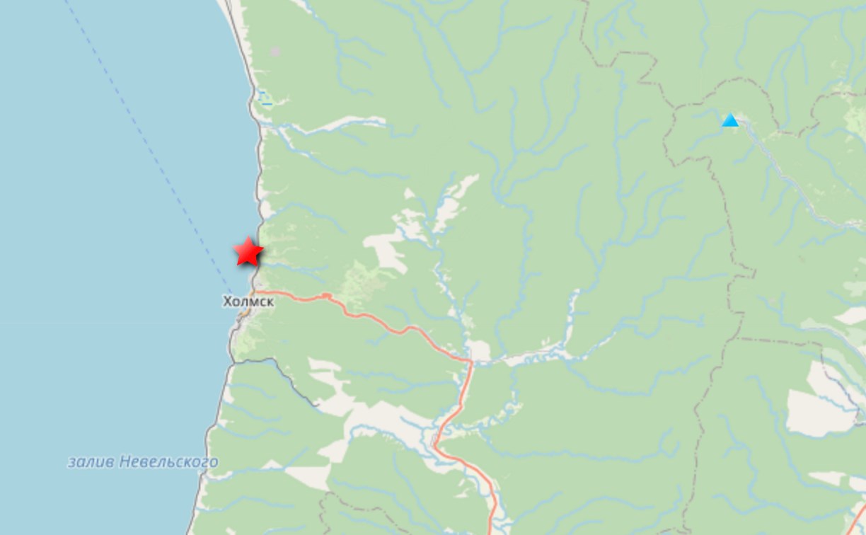 В нескольких километрах от Холмска произошло землетрясение