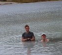 Туристка по незнанию искупалась в ядовитом озере на Курилах
