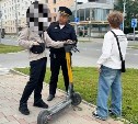Семерых нарушителей на электросамокатах за день поймали сотрудники Госавтоинспекции на Сахалине