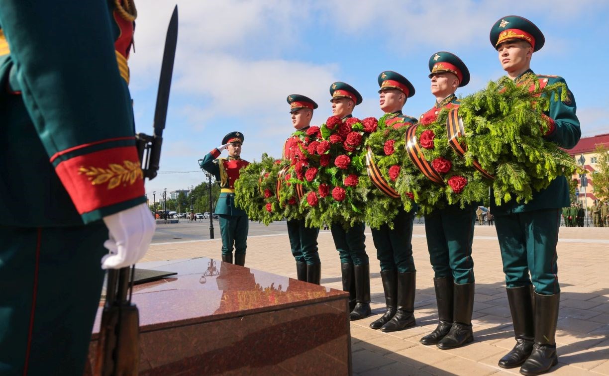 Сахалинцы почтили память погибших в годы Великой Отечественной войны