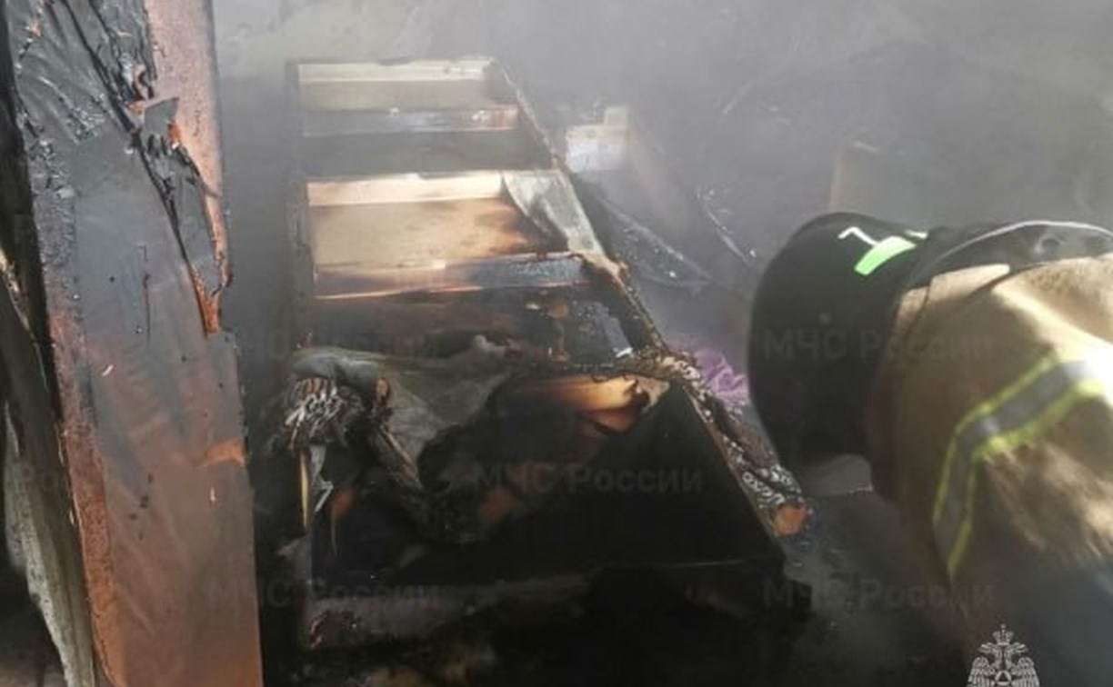 Началось с матраса: в Березняках выгорел частный дом