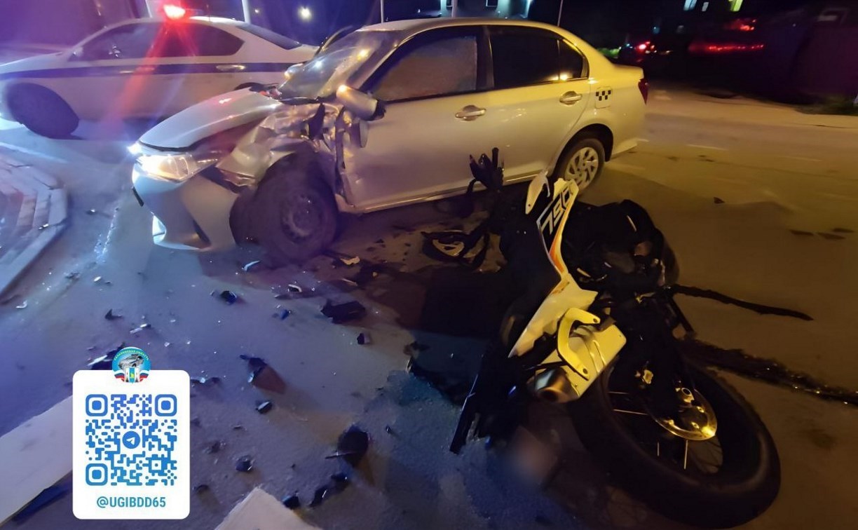 В Южно-Сахалинске мотоциклиста будут судить за ДТП, в котором тяжело пострадала пассажирка