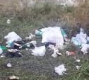 Сахалинец нашёл у реки кучу мусора и обвинил охрану