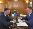Губернатор Валерий Лимаренко и омбудсмен Анатолий Крутченко подвели итоги работы за год