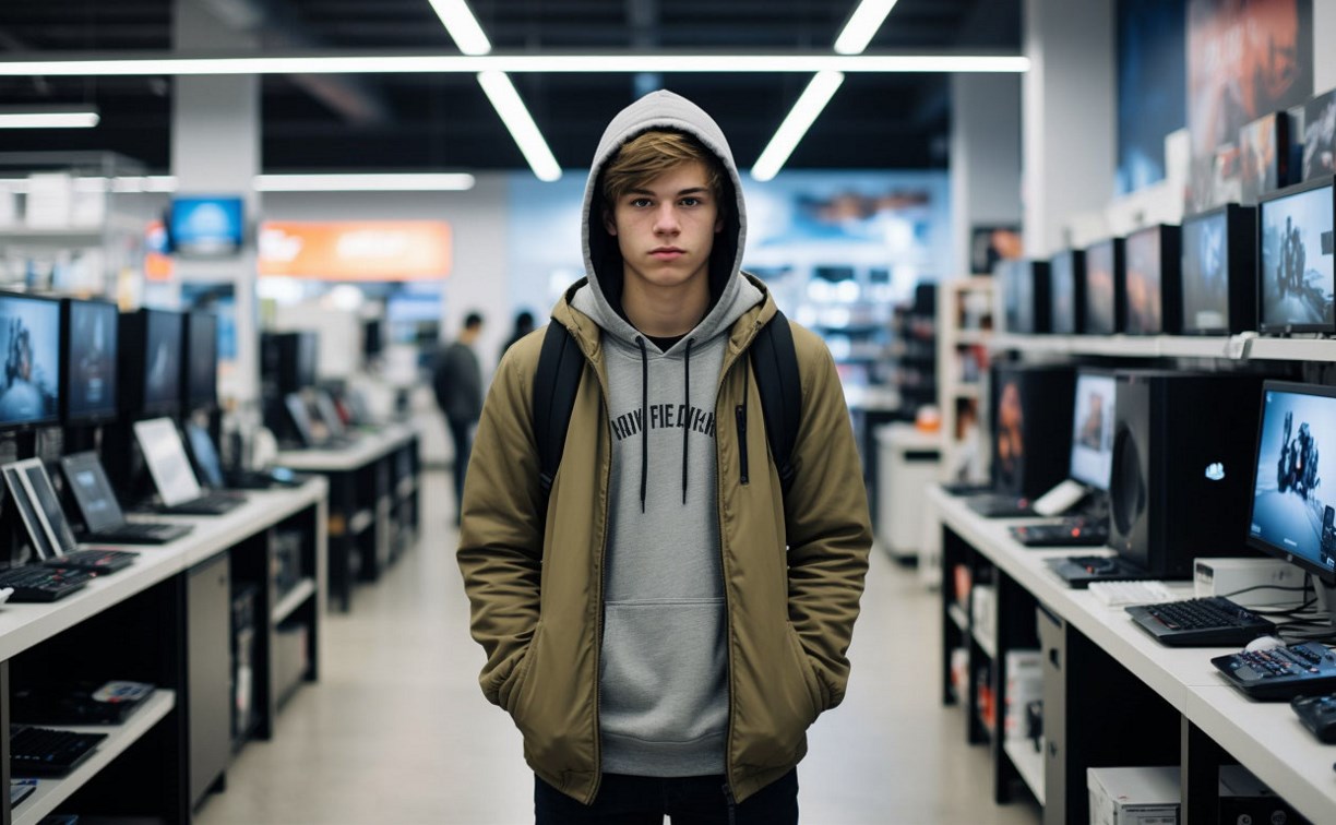 Подросток из Южно-Сахалинска три месяца воровал из магазина игровые консоли