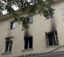 Во время пожара в жилом доме Южно-Сахалинска было эвакуировано 8 человек