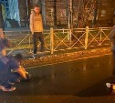 Очевидцев наезда иномарки на девушку на улице Хабаровской ищут в Южно-Сахалинске
