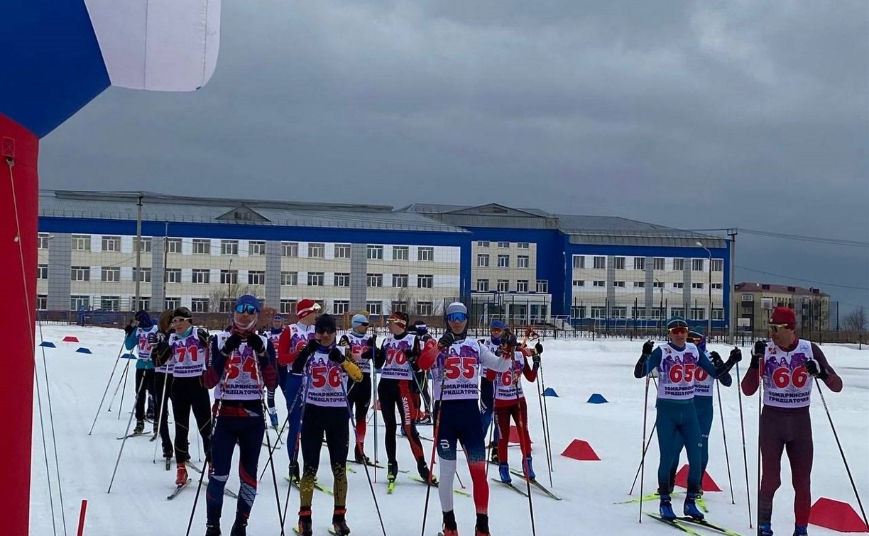 Ежегодная лыжная гонка на 15 и 30 км прошла в Томари