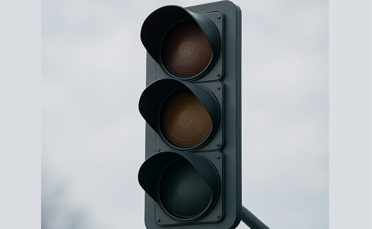 Новый светофор на мосту в Южно-Сахалинске вызвал пробки и жалобы водителей