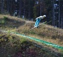 Соревнования по прыжкам на лыжах с трамплина прошли в Южно-Сахалинске