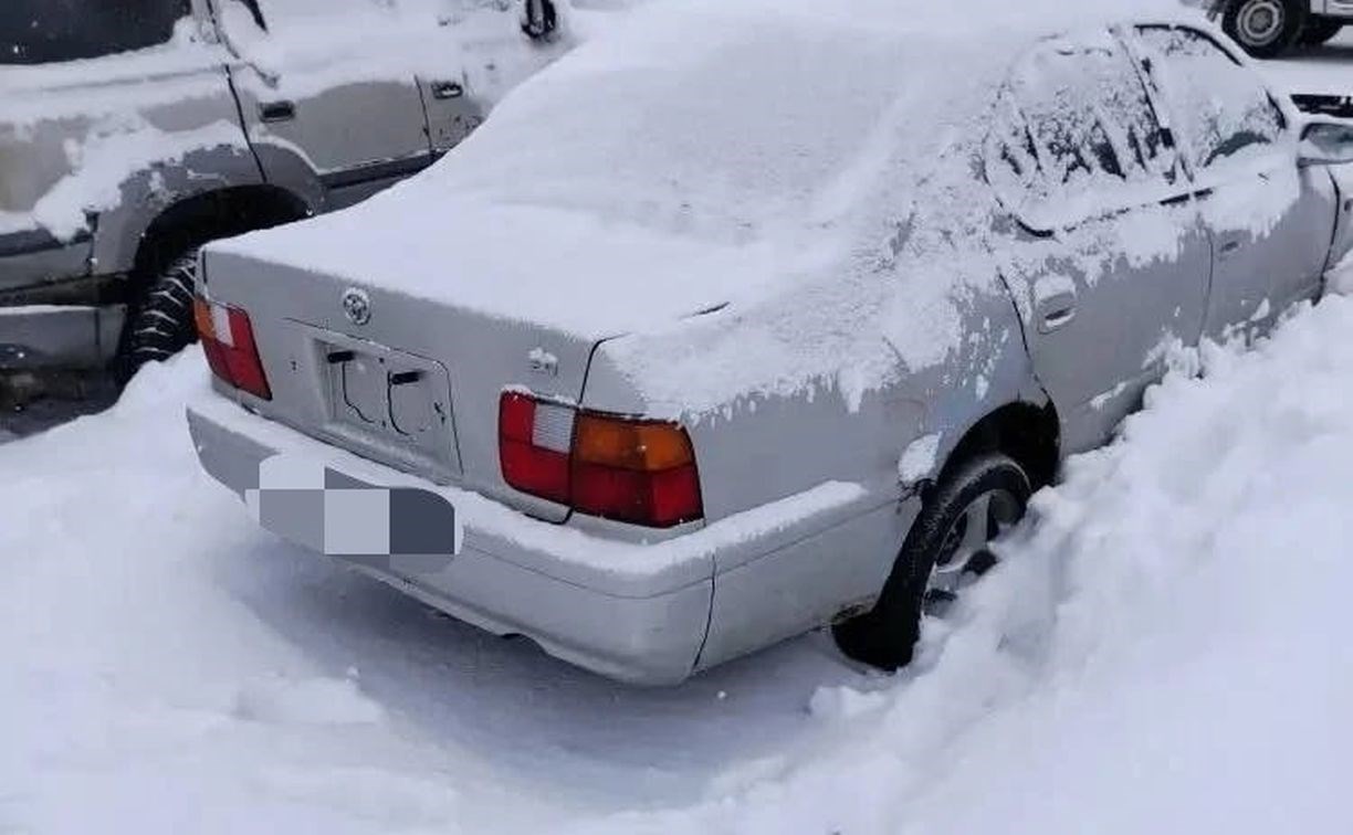 У жителя Курильского района отобрали Toyota Camry за пьяную езду