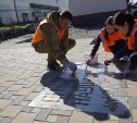 У пешеходных дорожек Южно-Сахалинска появились новые обращения к молодежи