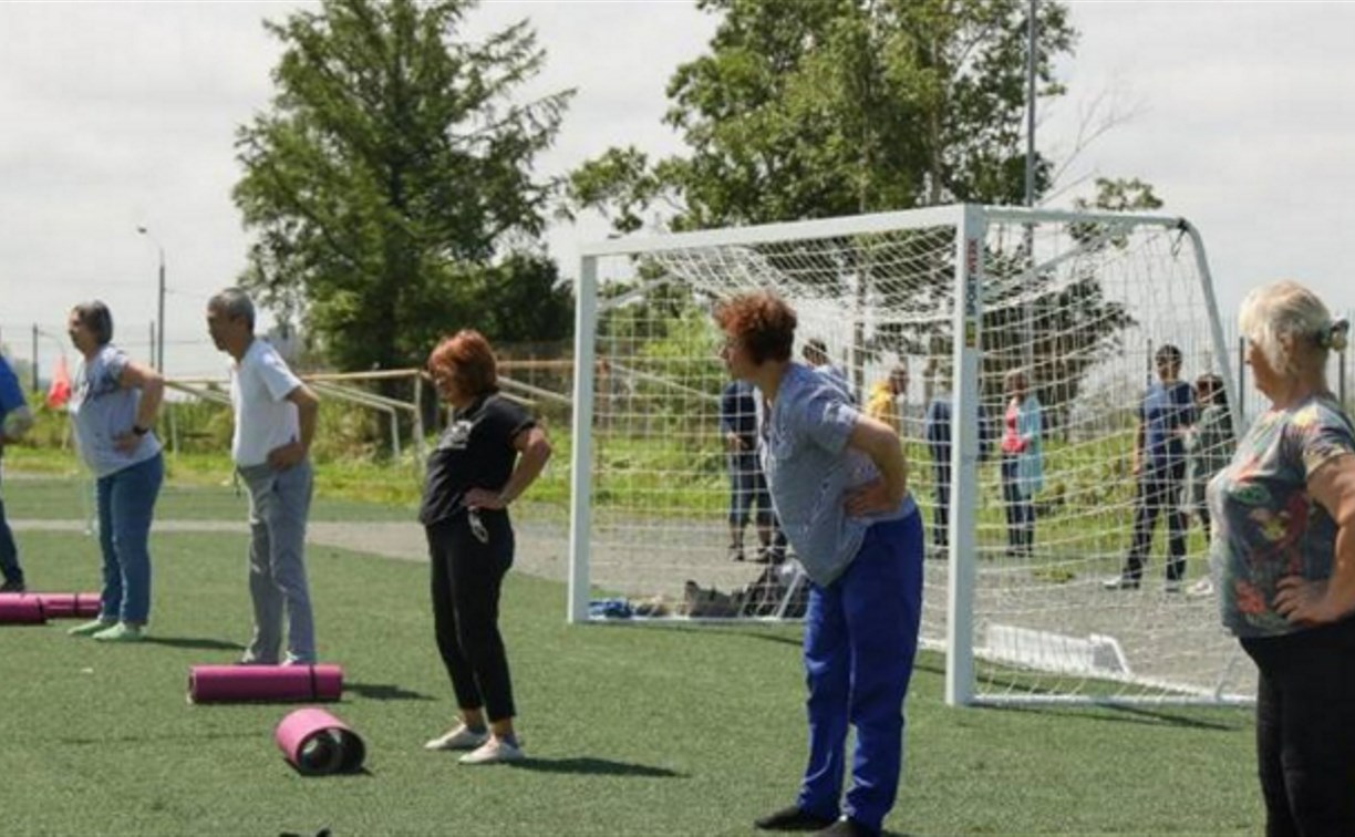 В Сахалинской области старшее поколение активно приобщается к физической культуре