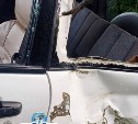 Автомобиль Suzuki Escudo улетел с трассы в Смирныховском районе - пострадали две женщины