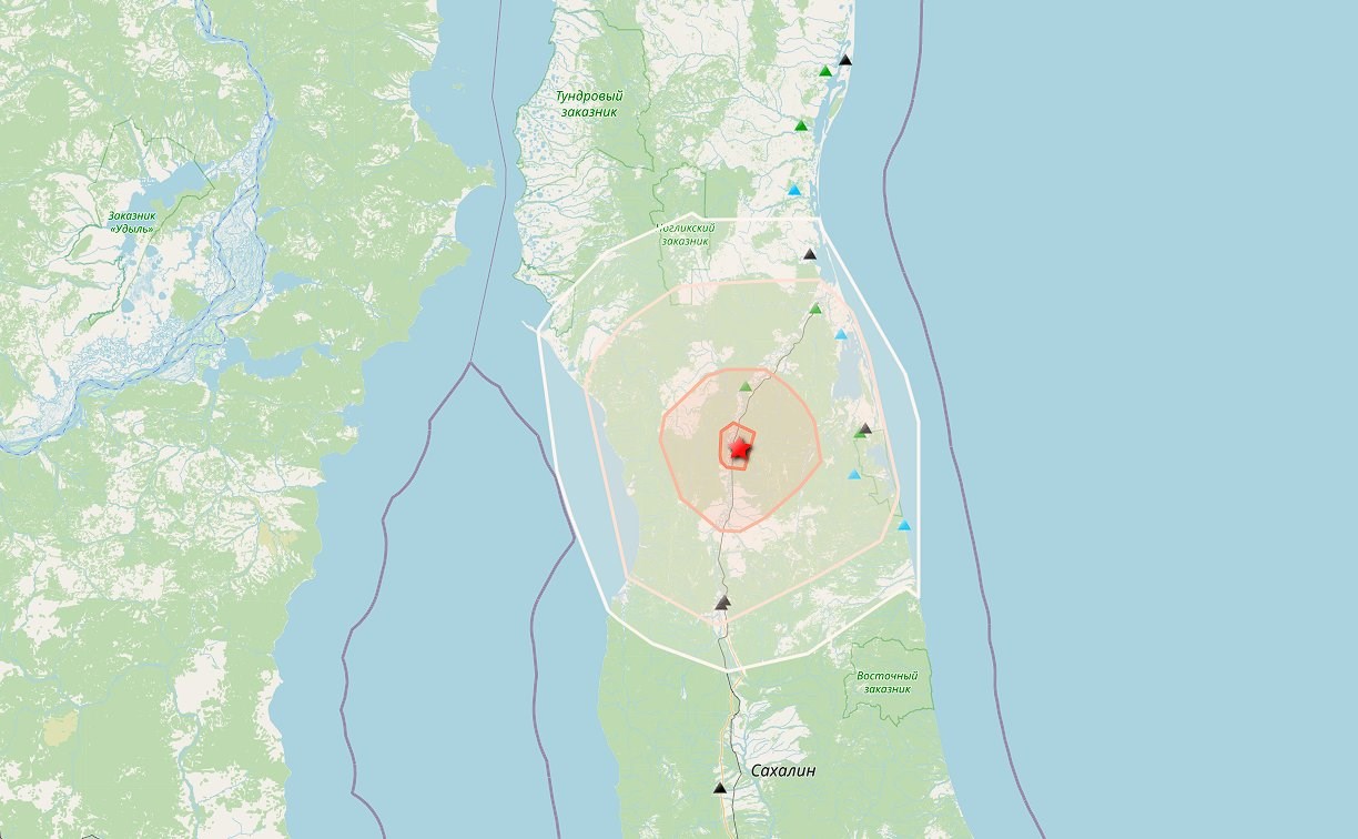 Ночью в Тымовском районе произошло землетрясение