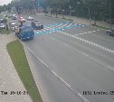 Новый светофор запускают в работу на улице Ленина в Южно-Сахалинске