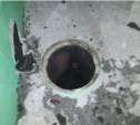 Мусоропровод взорвался в подъезде жилого дома в Южно-Сахалинске