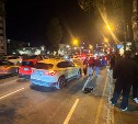 Два ДТП на одном месте произошли в Южно-Сахалинске с разницей в час