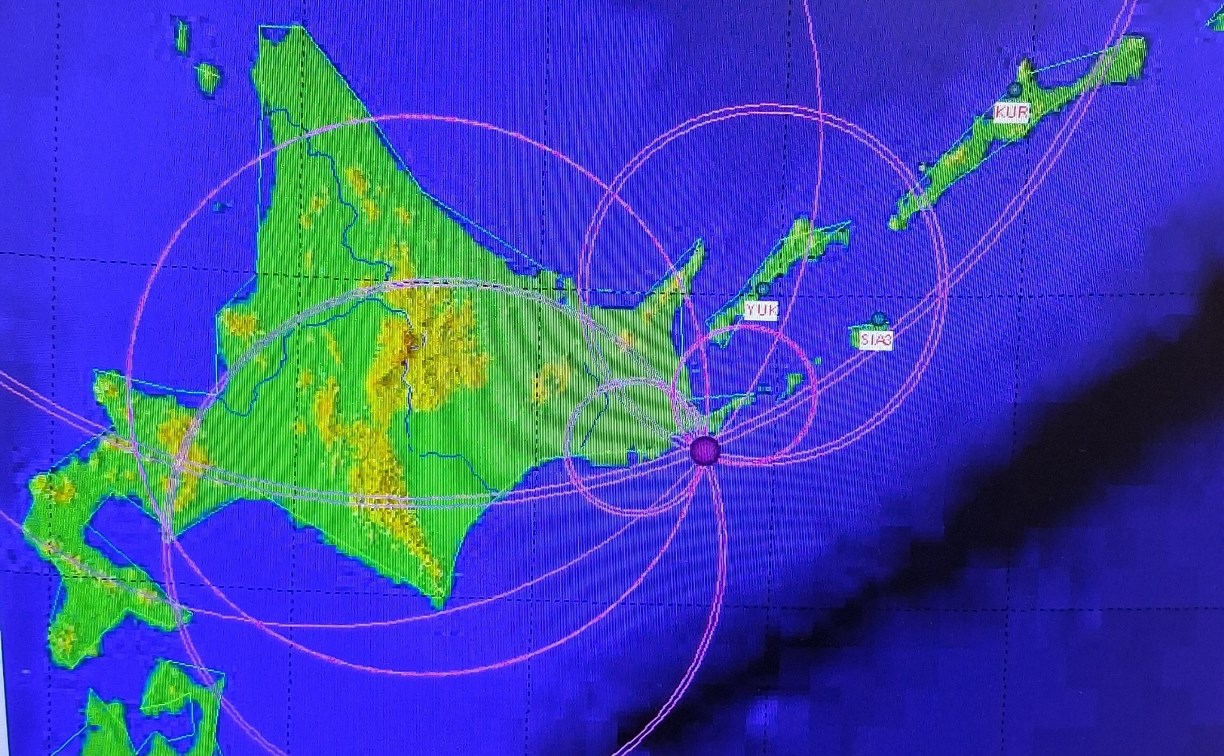 У побережья Курильских островов вновь зафиксированы подземные толчки