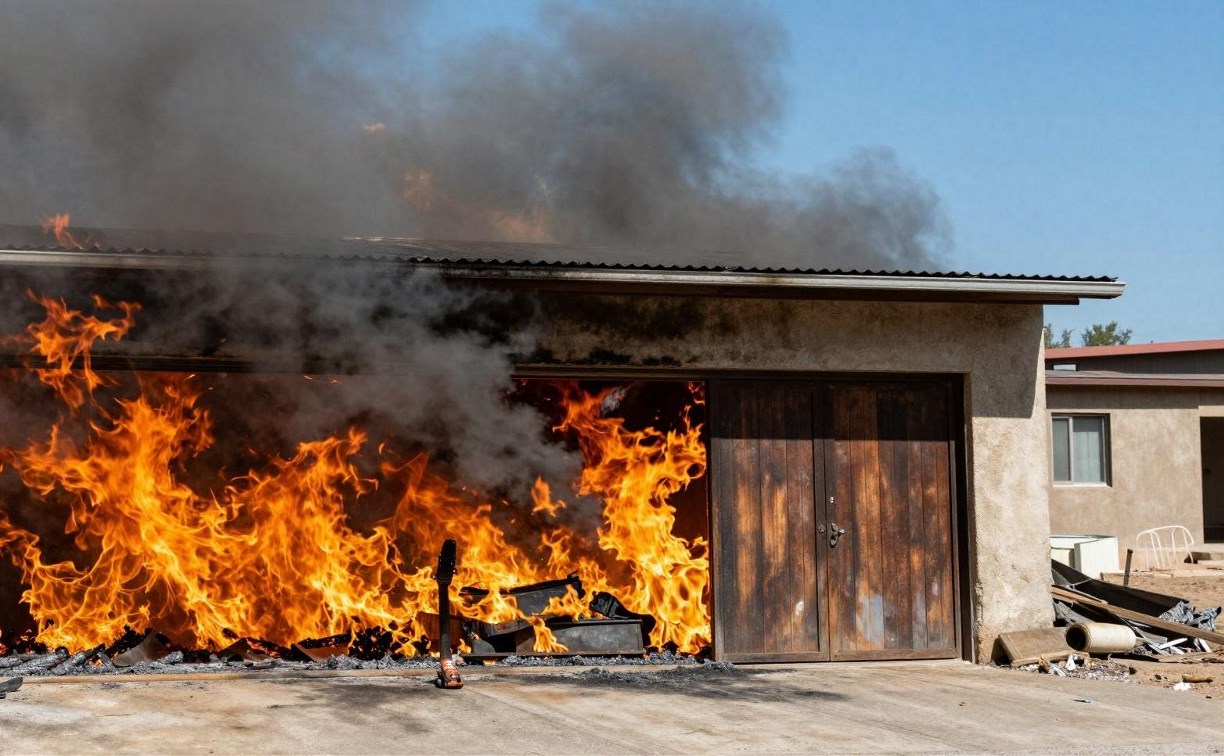 Сахалинец украл автомобильную лебедку у погорельцев 