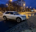 Неизвестный столкнулся с Honda Vezel и скрылся с места ДТП в Южно-Сахалинске