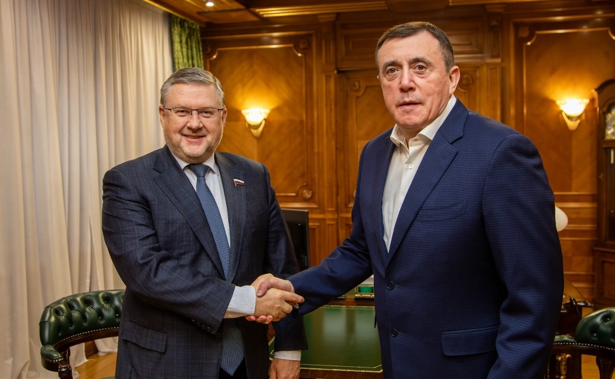 Валерий Лимаренко и Георгий Карлов обсудили работу по защите интересов региона в федеральных органах власти