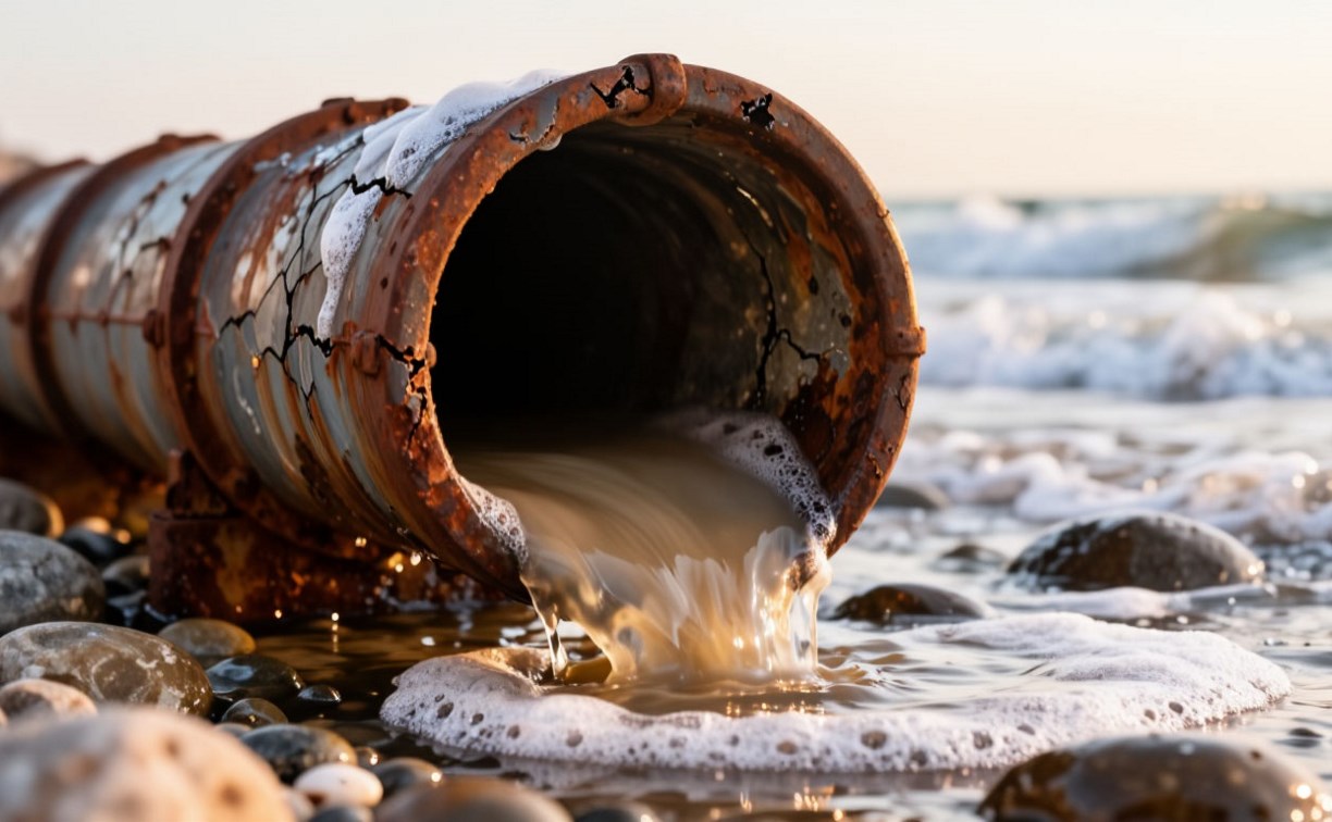 Сточные воды из Озёрского сливали в залив без очистки