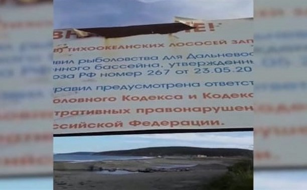 Сахалинцы: реку Очепуху в Корсаковском районе перекрыли сетями
