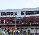 К концу ноября строители сахалинского аэропорта смонтировали 4400 тонн конструкций