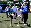 Спортивный судья и мастер спорта по греко-римской борьбе провёл утреннюю тренировку на корсаковцев