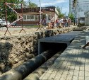 Валерий Лимаренко проинспектировал ход работ по капитальному ремонту сетей в Южно-Сахалинске