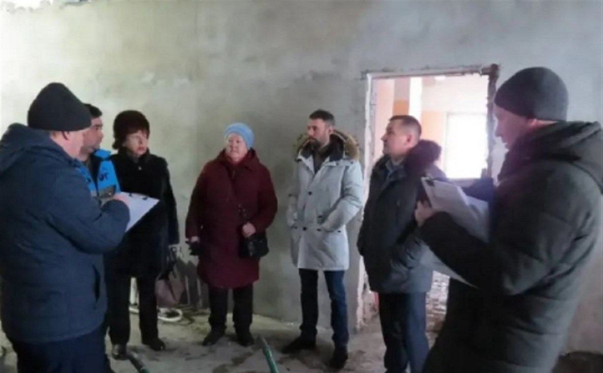 Во время ремонта городской бани в Александровске-Сахалинском обнаружили дефекты