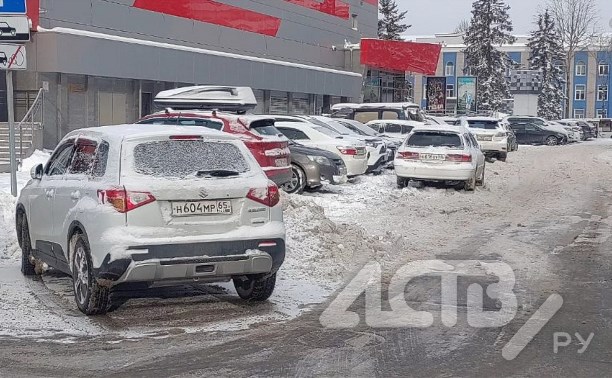 Южносахалинец показал, кто мешает расчищать город от снега