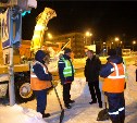 В течение полутора суток из Южно-Сахалинска было вывезено 74 тыс. кубометров снега