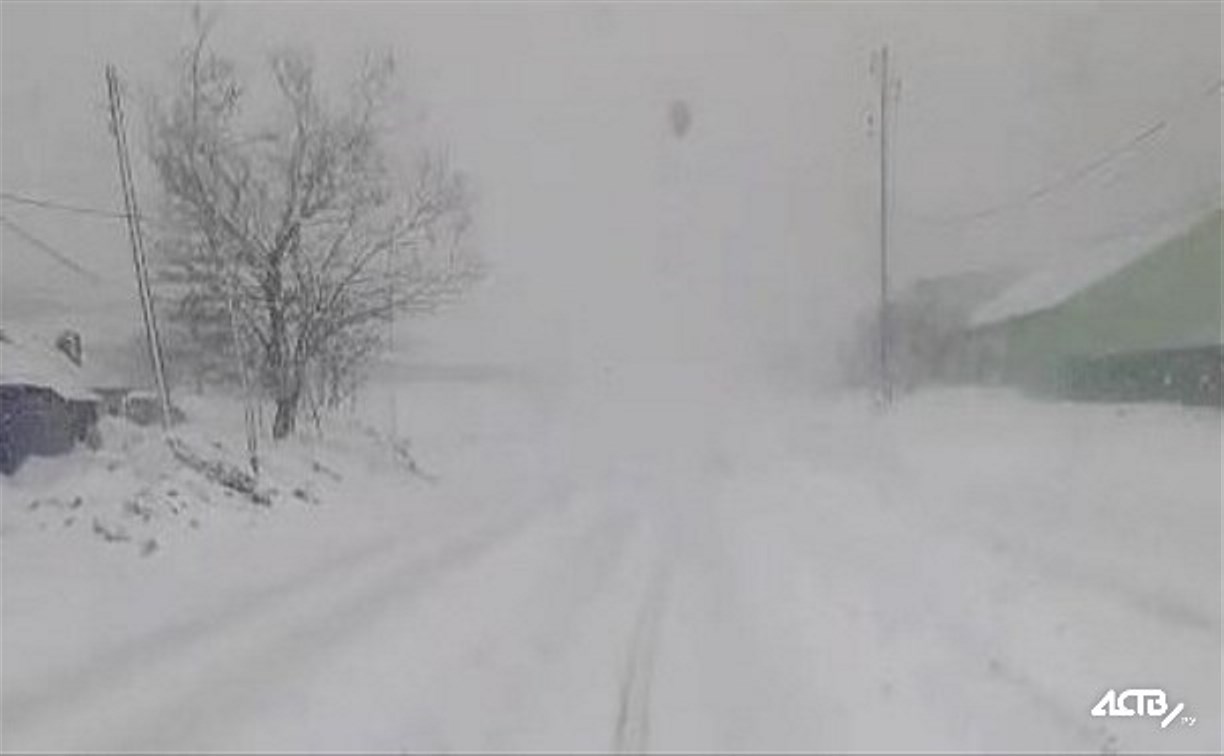 Дорогу от Александровска-Сахалинского до Тымовского закрыли из-за погоды