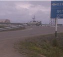 В районе села Советского в Долинском районе столкнулись две иномарки (ФОТО)