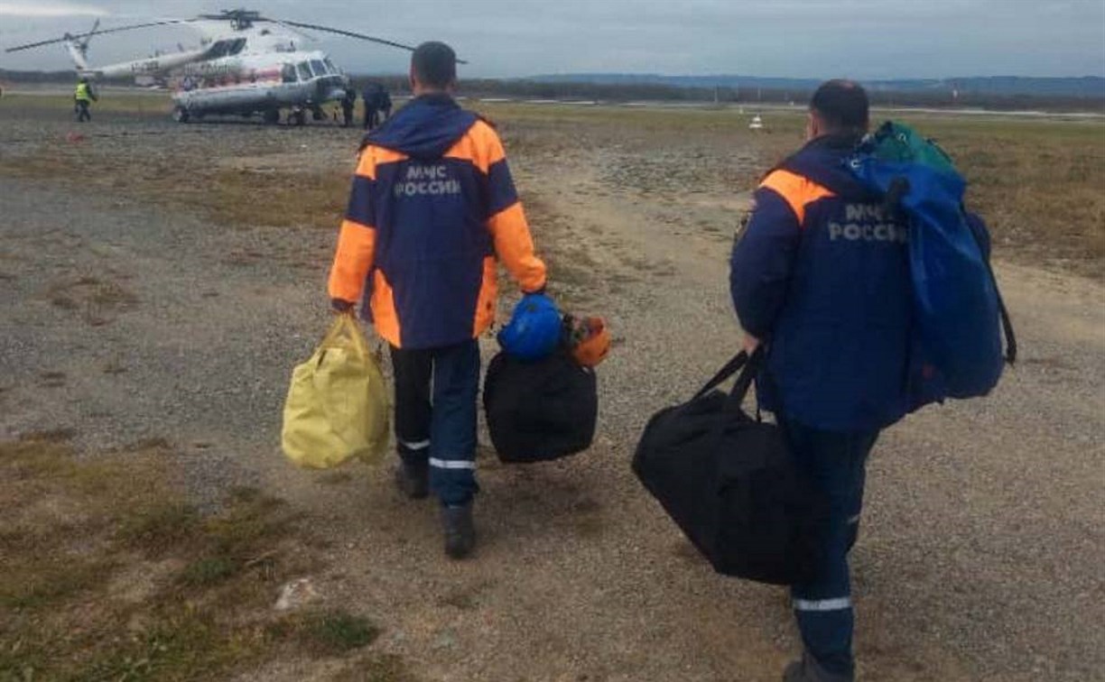 Сахалинские спасатели вылетели на поиск рыбака, пропавшего в Поронайском районе