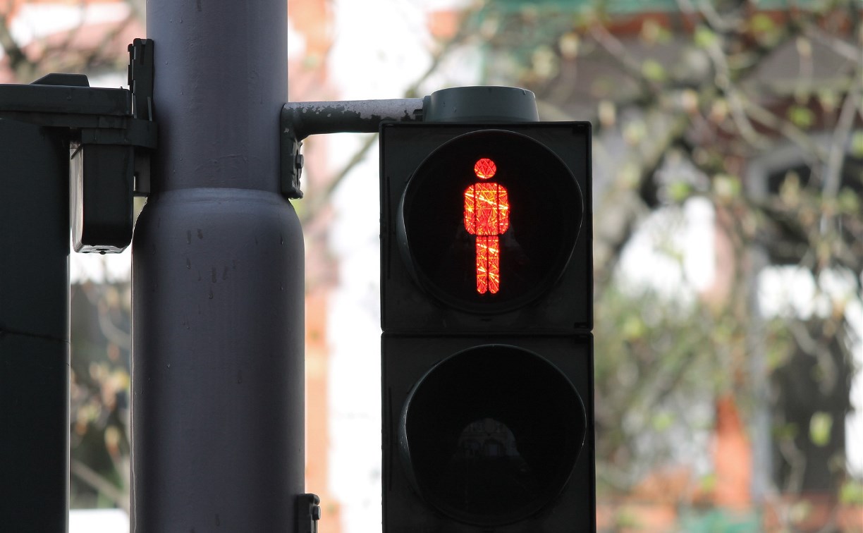 Жители Южно-Сахалинска настойчиво просят установить светофор на опасном пешеходном переходе