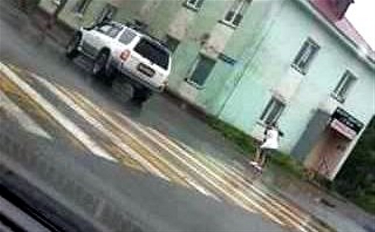 В Корсакове сбили девочку на пешеходном переходе 