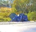 Зажало в машине: автомобиль вылетел в кювет при ДТП в районе Пожарского