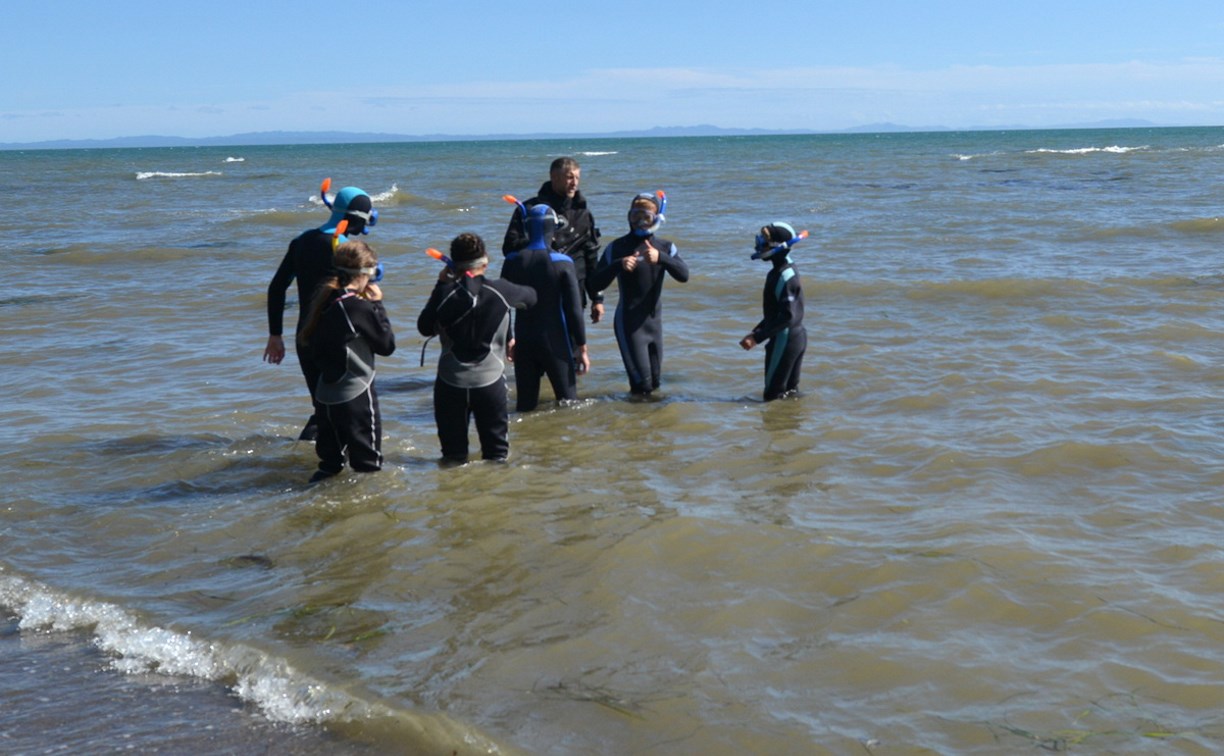 Сахалинские школьники побывали на подводной экскурсии