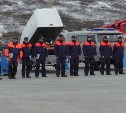 Снежные сопки украсили церемонию открытия спасательного подразделения в Северо-Курильске