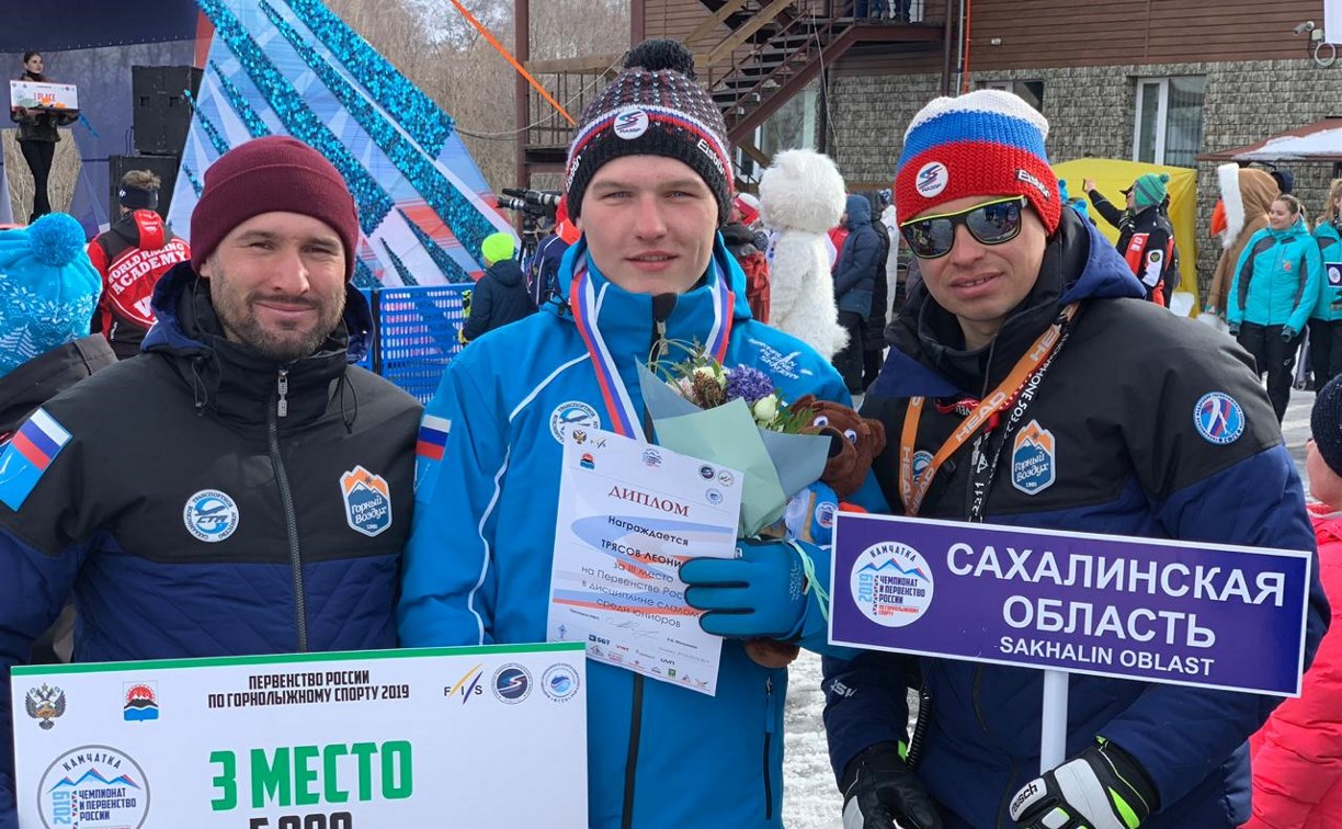 Сахалинский горнолыжник взял бронзу на первенстве России
