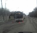 Пассажирский автобус сбил пешехода в Южно-Сахалинске