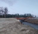 На западном объезде Южно-Сахалинска начали подготовку к буровым работам 