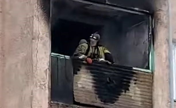 "Бесстрашные супергерои": сахалинец снял на видео, как спасатели тушат пожар в Новоалександровке
