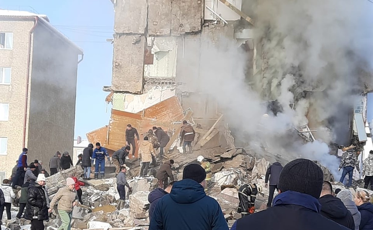 Число погибших при взрыве на Сахалине увеличилось до 8 человек