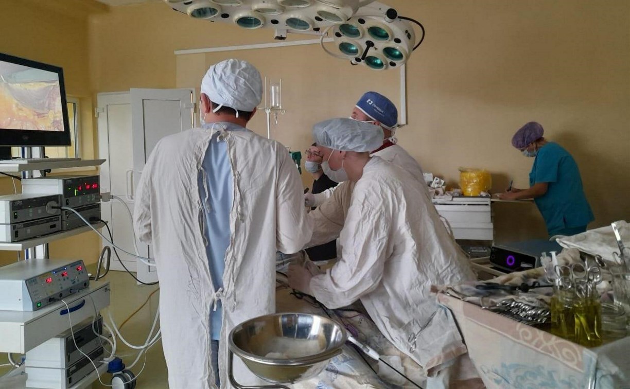Сахалинские медики удалили женщине 8-сантиметровую кисту, сохранив возможность стать мамой