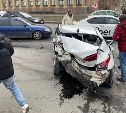 Сахалинец врезался в пять авто в ДТП в Петербурге, один человек погиб