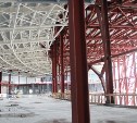 На стройплощадку аэровокзала в Южно-Сахалинске поступила последняя партия металлоконструкций